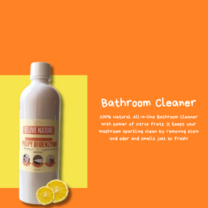 Pulpy Bioenzyme - Cleans Toilet Bowl, Wash Basin, Tub, Chimney, Stove Top and greasy surfaces